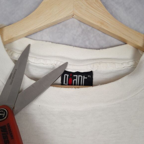 Vintage Jimmy Buffett Shirt Mens XL Giant Tag Double Sided Chameleon Caravan 90s - Picture 2 of 16